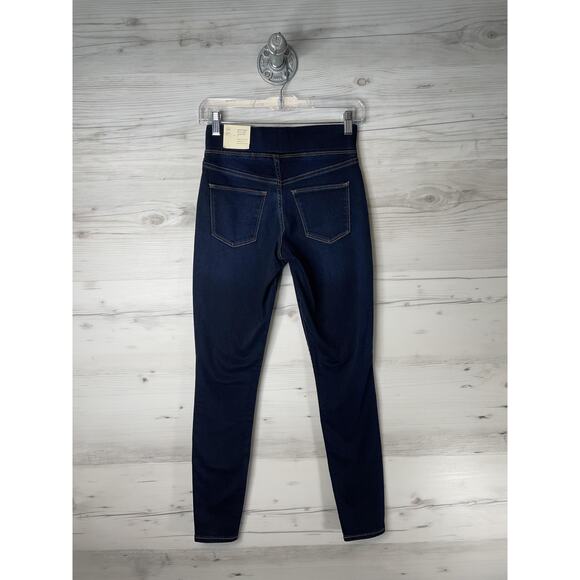 Universal Thread Jeans Womens 00 24R Dark Wash High Rise Pull-On Jegging Skinny - Picture 6 of 13